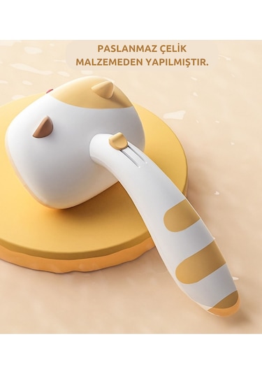 Raikou Kedi ve Köpek Tarağı Beyaz - Sarı