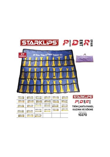 Trim Panel Kazıma Ve Sökme Set Çantalı 27 Parça Mec