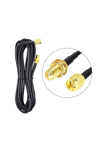 5 Metre Wireless Wi-fi Anten Uzatıcı Sma Uzatma Rg174 Kablo F/m