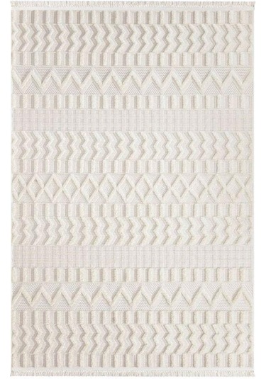 Vivaldi Havana 3005 Krem İskandinav Serisi Salon Oturma Yatak Odası Halısı Krem