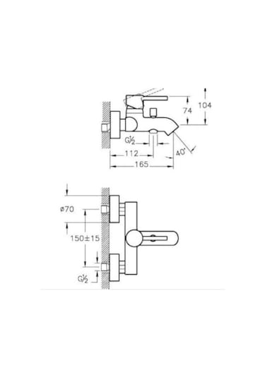 Artema A41994 Minimax S Banyo Bataryası Krom