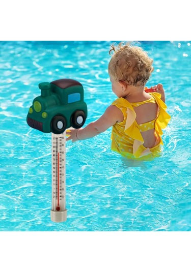 Suntek Yüzer Havuz Termometresi Jakuzi Akvaryumlar Tren-şekli