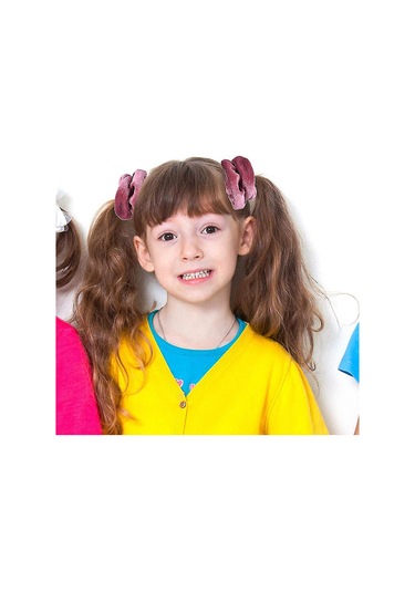 Kadife Saç Bantları, Saç Bandı Demetleri, Kızlar İçin Saç Aksesuarları, Kalın Lastik Bantlar, Renkli At Kuyruğu Çok Renkli