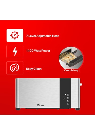 Zilan ZLN6234 Dijital Ekmek Kızartma Makinası