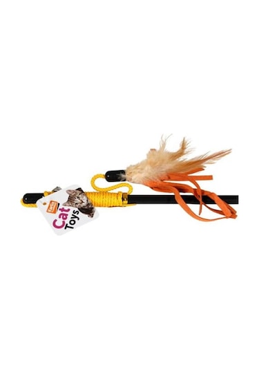 Karlie Flamingo 50 CM Deri Tüylü Kedi Oltası