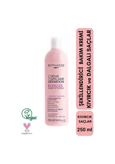 Byphasse Bukleli Saçlar İçin Şekillendirici Bakım Kremi 250 ML