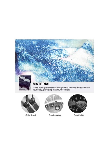 Paıyıge Yoga Pantolonu, Galaxy Hk27 İle Kadın Baskılı