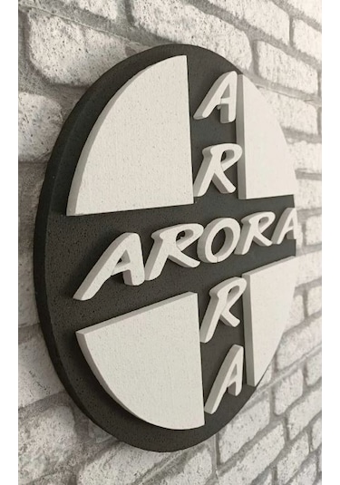 Arora Logo 50x50 Arora Motor Logosu 3d Arora Logo Strafor Logo 50 x 50
