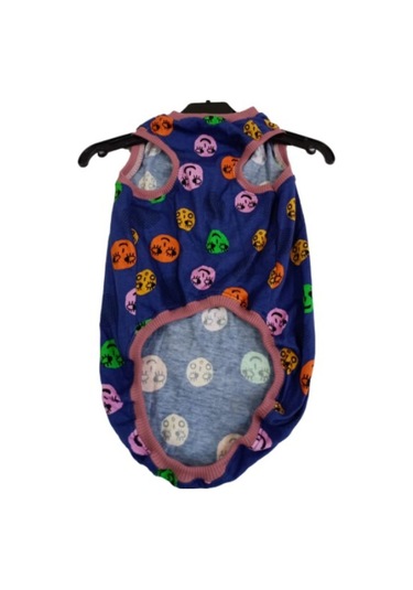 Gobo Gülen Emoji Desenli Kedi Köpek Kıyafeti Elbisesi