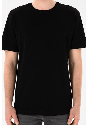 U.S. Polo Assn. Erkek Regular Fit Bisiklet Yaka Siyah Basic Tişört 50305985-VR046 U.S. Polo Assn. Erkek Regular Fit Bisiklet Yaka Siyah Basic Tişört 50305985-VR046