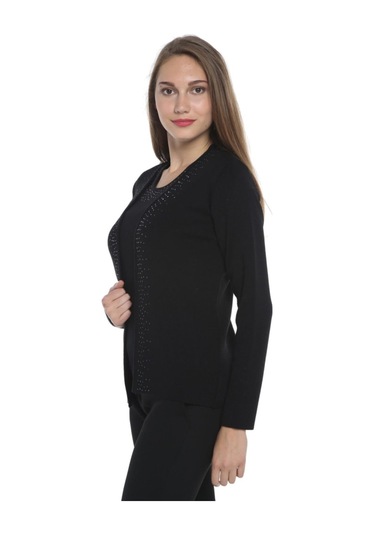 Solo El Işi Motif Triko Hırka Takım 001