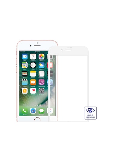 Bufalo Iphone 8 Plus / 7 Plus Ekran Koruyucu 9D Temperli Cam - Be