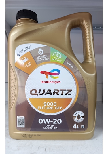 Total Quartz 9000 Future Gf6 0W-20 Motor Yağı 4 L