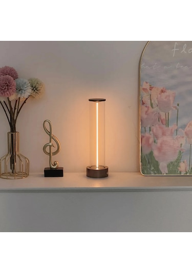 Forlife Dokunmatik Şarjlı Dekoratif Magnetik Led Masa Lambası Gün Işığı