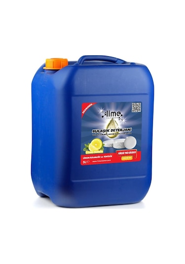 Lime Cleaner Limon Kokulu Bulaşık Deterjanı 5 L