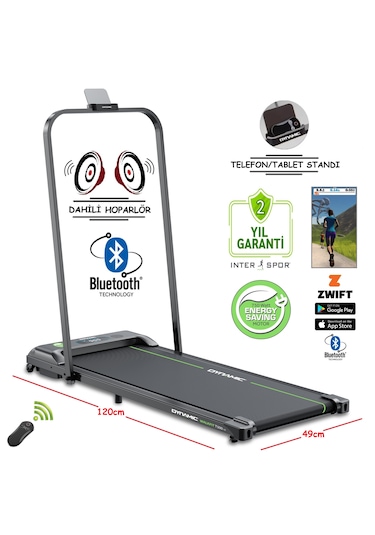 Dynamic Walkfitpad T500 Enerji Tasarruflu Yağlama Gerektirmeyen Koşu Bandı