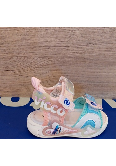 Vicco Arial Kız Çocuk Pudra Phylon Sandalet Pudra