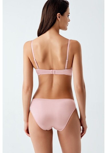 Luw 6116 Pudra Dolgulu Sütyen Külot 2Li Takım Pudra