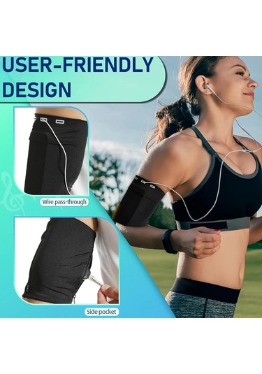 Willowhaven Siyah Xl Spor Kol Bandı Koşu Yürüyüş Yürüyüş Bisiklet Telefon Taşıma