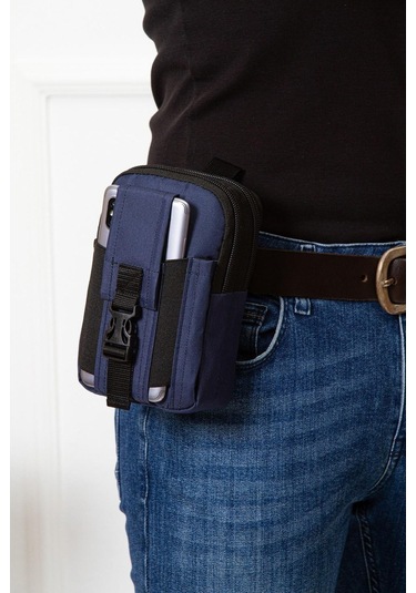 Newish Polo Erkek Taktik Bel Ve Kemer Çantası New184 - Lacivert