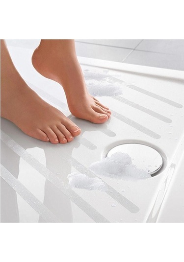 36 Adet Banyo Mutfak Küvet Duş Duşakabin Antislip Kaydırmaz Bant Islak Ve Kaygan Zemin Çok Renkli