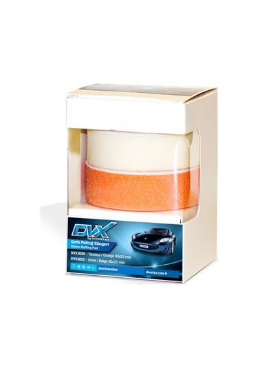 Divortex Cırtlı Polisaj Süngeri 2 Adet 80 x 25 MM