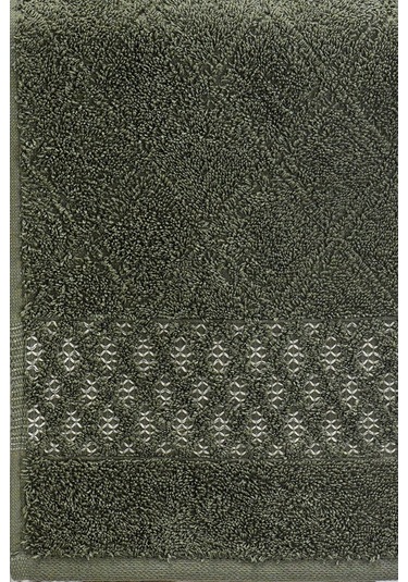 Forestel Ve Yüz Havlu Seti | Yeşil-Krem 4'lü 50X90 Cm Yeşil