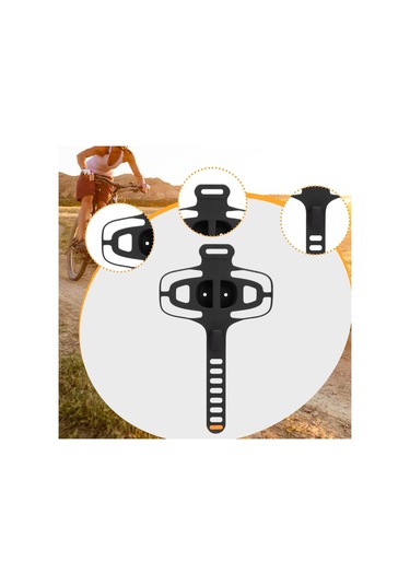 Suntek Bisiklet Için Cep Telefonu Tutucu Gidonu Silikon Bağlama