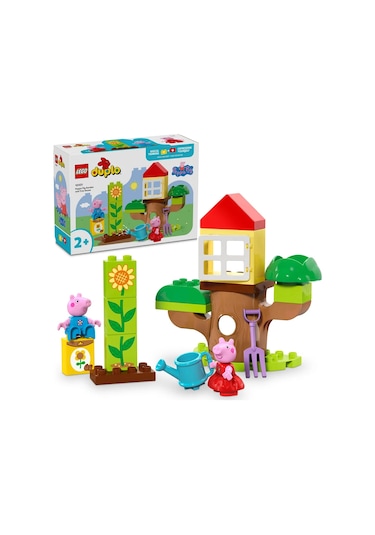LEGO® DUPLO® Peppa Pig Bahçe ve Ağaç Ev 10431 - 2+ Eğitici Oyuncak Yapım Seti (20 Parça)