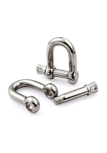 2'li Zincir Kilidi. 10mm. Paslanmaz Krom