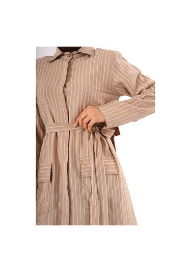 Fatma Sezen Çizgili İkili Takım Çok Renkli