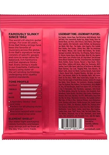 Ernie Ball P02226 Elektro Gitar Teli 11/52