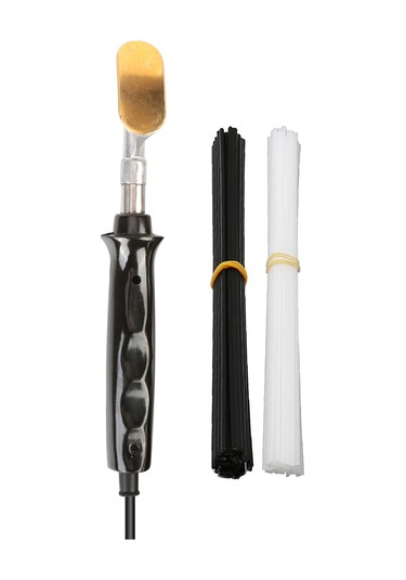 Kangvka Araba Tamponu Tamir Seti: Elektrikli Kaynak Makinesi 50w, 40 Plastik Çubuk, Demir Tutucu, Tel Fırça Ve Ağ - Avrupa Standardı