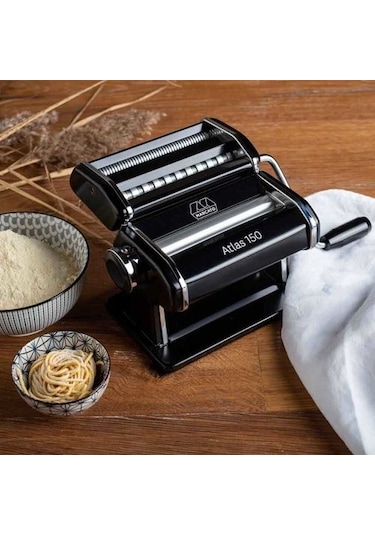 Marcato Atlas 150 Siyah İtalyan Makarna Makinası Siyah