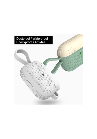 Xiyyadms Airpods Pro Korumalı Depolama Kutusu - Silikon Materyal, Şok Ve Suya Dayanıklı, Şarj Portu Erişimi Kolay, Siyah Renk Airpods Dahil Değil Diğer