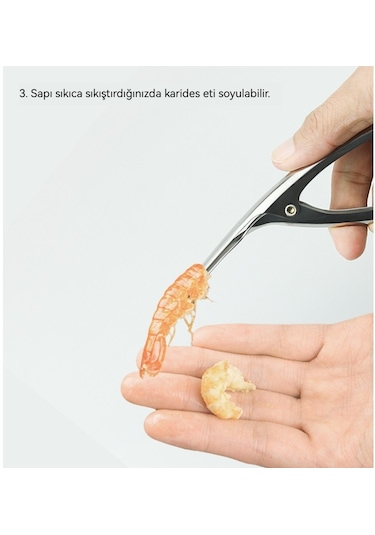 304 Paslanmaz Çelik Karides Soyucu
