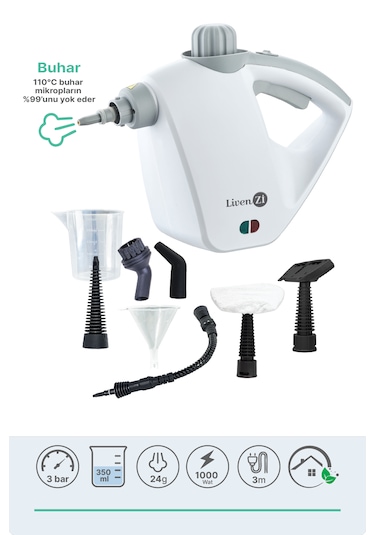 Livenzi JJB-303 El Tipi Buharlı Temizleyici
