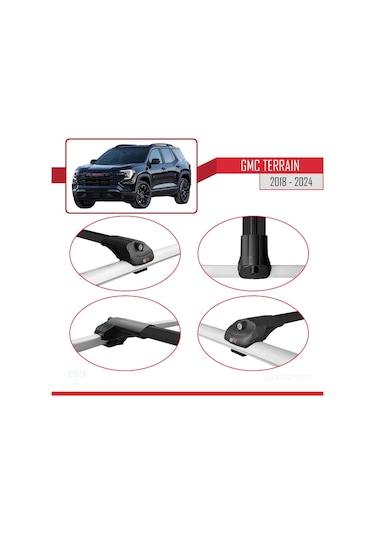 Gmc Terrain 2018-2024 Arası İle Uyumlu Ace-1 Ara Atkı Tavan Barı
