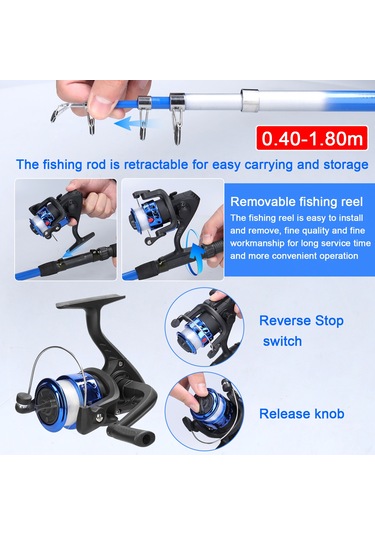 50cm Olta Takımı Takım Taşınabilir Balıkçılık Aksesuar Çantası,çok Renkli