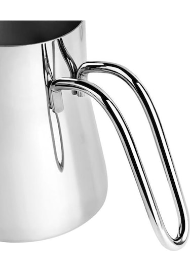 Nehir Maxi 1200 Ml Çelik Sütlük Gümüş