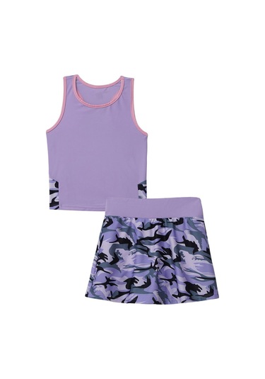 2 Adet Çocuk Kız Tenis Takım Elbise Yuvarlak Boyun Kolsuz Racer Geri Tişört Üst Dahili Şort Etek Seti Koşu Spor Salonu Tenis Golf Pembe 2 Adet Çocuk Kız Tenis Takım Elbise Yuvarlak Boyun Kolsuz Racer Geri Tişört Üst Dahili Şort Etek Seti Koşu Spor Salonu Tenis Golf Pembe