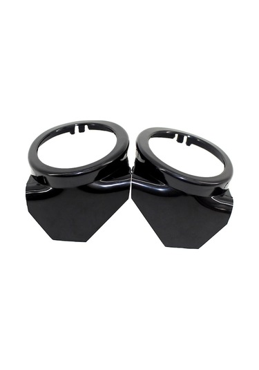 Supermarket1 Bmw 3 E46 M3 2000-2005 İçin Tek Delik Sis Lambası Çerçevesi Seti - Dayanıklı Plastik, Kolay Kurulum, Siyah