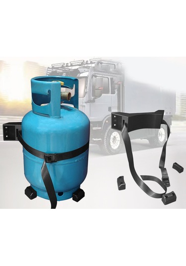 Suntek Gaz Tüpü Braketi Pratik Premium Aksesuarlar Yedek Siyah