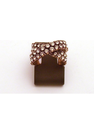 Asinagumus Elmas Montür Elmas Çarpı Swarovski Yüzük Sevgiliye Hediye Sarı