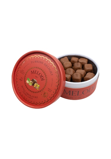 Melodi Çikolata Sütlü Çikolatalı Duble Fıstıklı Lokum 250 G