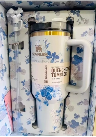 Stanley Loveshackfancy 40oz Everblooming Rosettes Blue Floral