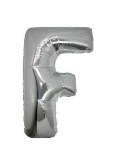 Gümüş Rengi Folyo Balon 1 Metre-9057661008921