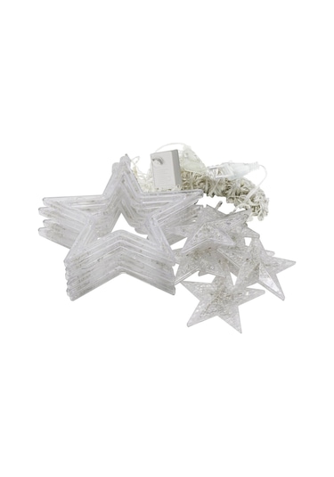 8 Modlu Renkli 10 Yıldız Stil Işık Noel Dekoratif Buz Saçağı Şerit Işık, Ab Tak Diğer