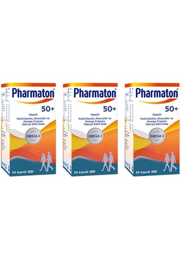 Pharmaton 50 Plus 30   Kapsül 3 Adet
