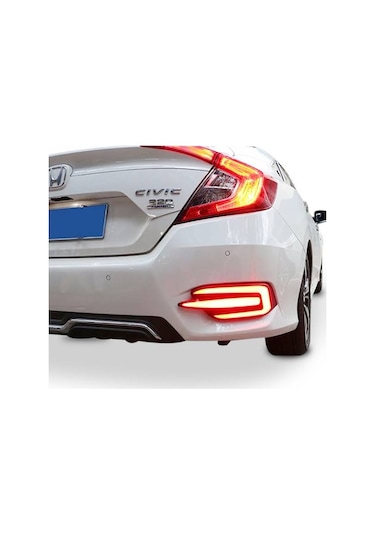 Honda Civic Fc5 Arka Sis Lambası Ledi 3 Çizgi E Dizayn